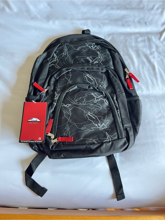 Trailmaker Other - Trailmaker Backpack Black Red Camo Multi-Pocket 600D Padded School Book Bag New